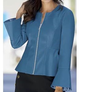 Vibrant & stylish blue Monroe & Main jacket
